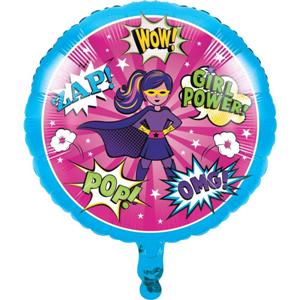 Superhero Girl - Foil Balloon