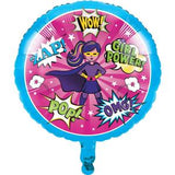 Superhero Girl - Foil Balloon