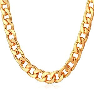Necklace - Gold Thick Chain