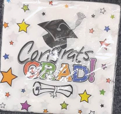 Serviettes Congrats Grad 20