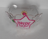 Tiara Bride to Be with Fur & Star