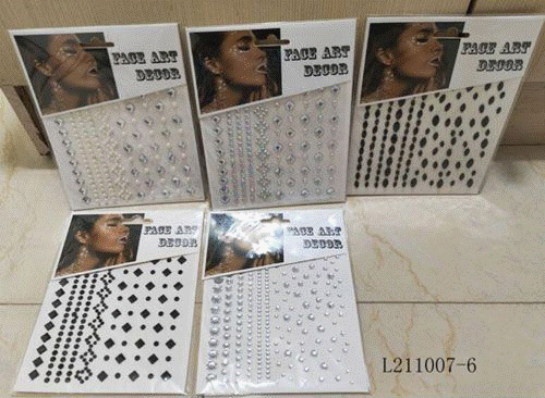 Face Art Deco assorted