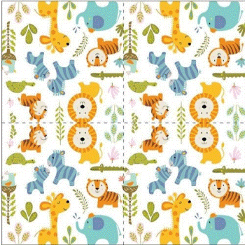 Serviettes Baby Safari (20)