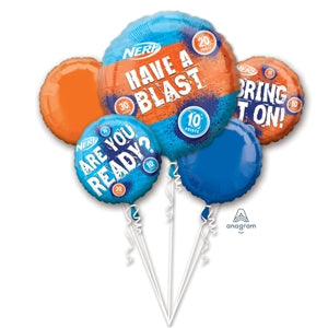 Foil Balloon Bouquet Nerf