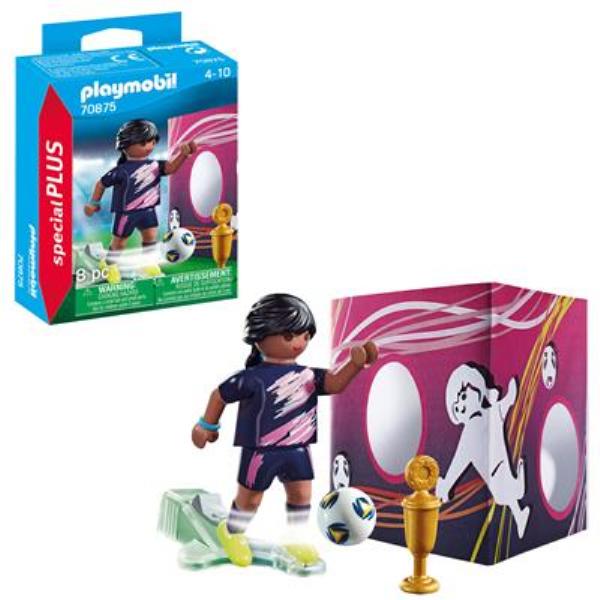 Playmobil Soccer Player with Goal