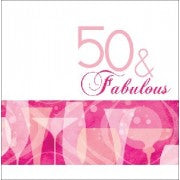 Serviettes Fabulous &amp; 50 (16)