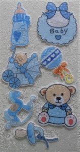 Baby Shower Decorations Blue 7pce