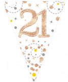 Bunting Sparkling Fizz Rose Gold 21