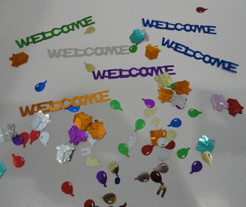 Confetti Welcome assorted