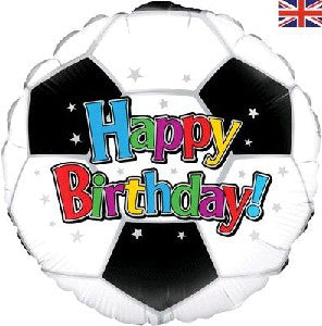 Foil Balloon Soccer Happy Birthday