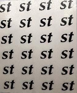 Balloon Sticker - Black st