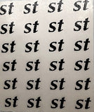 Balloon Sticker - Black st