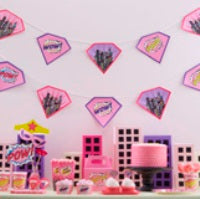 Pop Art Pink - Bunting 4m