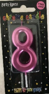 Candle - No 8 Chrome Pink