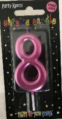 Candle - No 8 Chrome Pink