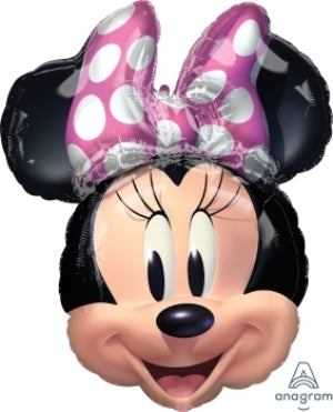 Foil Balloon SuperShape Minnie Mouse Forever Head