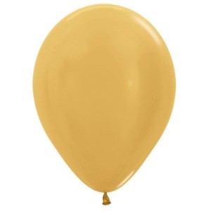 Balloon - Latex Metallic Pearl Gold 12 inch