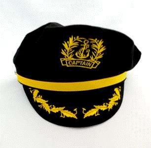 Captain Hat Black