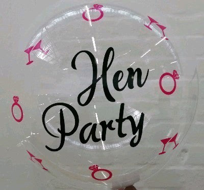 Balloon Sticker - Hen Party