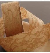 Ribbon - Lace Coffee 4cm