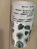 Cups Tropical Leaves (10)