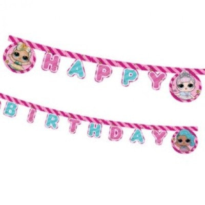 LOL Glitterrati - Die-Cut Banner