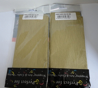 Tissue Paper - Metallic Gold 10pc 50/65