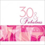 Serviettes 30 & Fabulous (16)