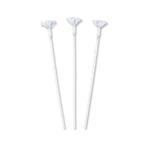 Balloon Sticks - White