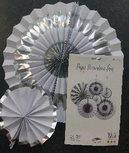 Fan Decoration Foil Silver (6)