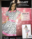 Costume Adult 60's Lady