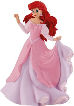 Ariel in pink dress 9.5cm (Little Mermaid)