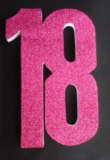 Polystrene 18 30cm Glitter Pink