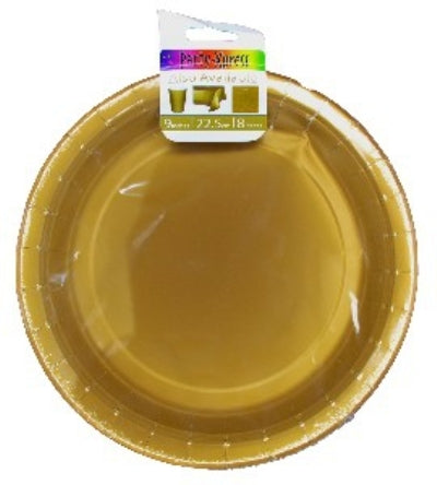 Plates - Gold 22cm (8)