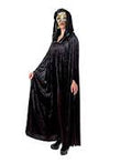 Black Velvet Cape with Hood (Venezia)