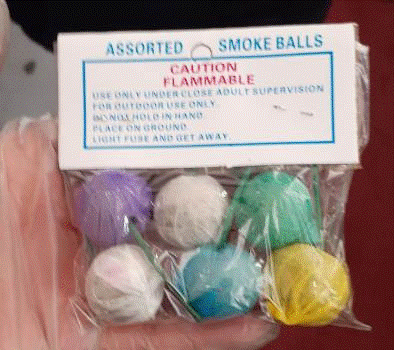 Smoke Balls assorted colours (6)