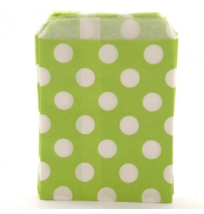 Candy Bags - Dots Green 13x18cm (25)