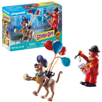 Playmobil Scooby-Doo Adventure with Ghost Clown
