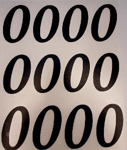 Balloon Sticker - Black 0