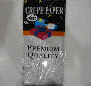 Crepe Paper - Silver