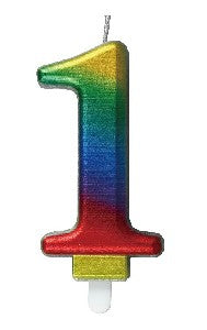 Candle - No 1 Metallic Rainbow
