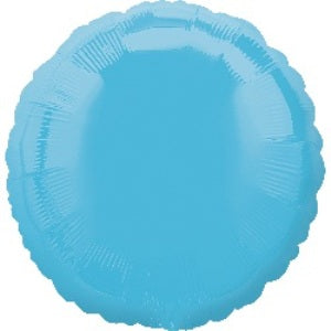 Foil Balloon Caribbean Blue Circle