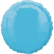 Foil Balloon Caribbean Blue Circle