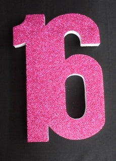 Polystrene 16 30cm Glitter Pink