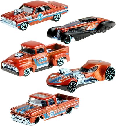 Hot Wheels Blue & Satin assorted