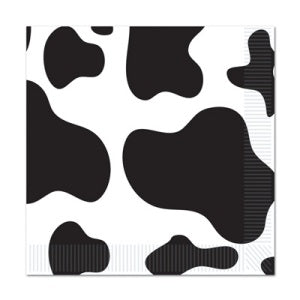 Cow Print Napkins (16)