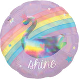 Foil Balloon Holo Magical Rainbow