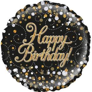 Foil Balloon - Happy Birthday Sparkling Fizz