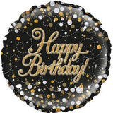Foil Balloon - Happy Birthday Sparkling Fizz