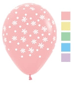 Balloon - Latex Dots &amp; Daisies assorted